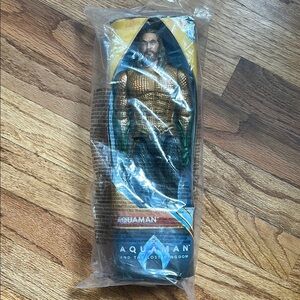 Aquaman Action Figure with Gold and Green Armor NWT